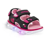 Ojotas Addnice Bora Kids Negro/fucsia Abc Dep