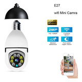 Cámara Wifi Robótica Foco Zócalo E27 Lámpara Luz Led