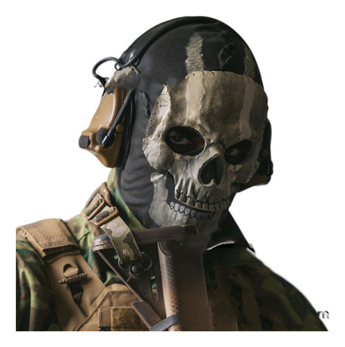 Máscara De Calavera Y Fantasma De 2 Call Of Duty Mw2 Para Ha