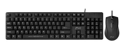 Combo Teclado Y Mouse Jyr Classic | 1200 Dpi | Latinoamerica