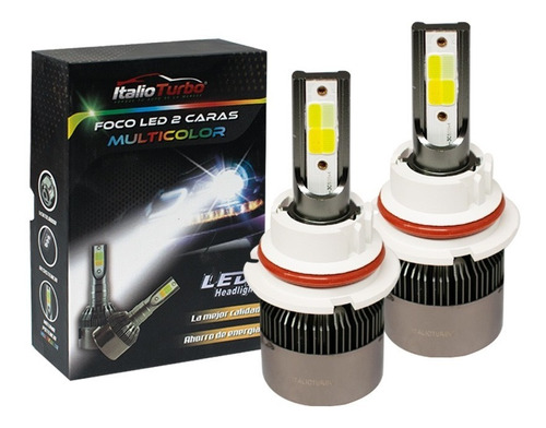 Par De Focos Led Automotriz 2 Caras Multicolor