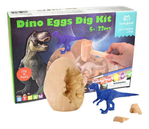 Kit De Dinosaurios Excabacion Huevos