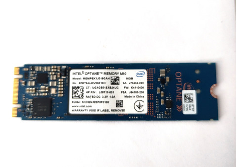 Intel Optane, Modulo De Memoria 16gb M10, Mempek1j016gah