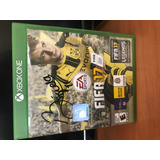 Fifa 17 Xbox One Autografiado, Envío Incluido!!