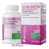 Ultra Biotin-suplemento Para La Piel , Las Uñas Y El Cabell