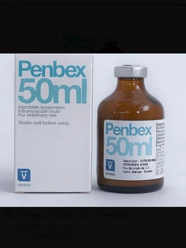 Pembex X 50 Ml El Mejor Antibiót - Unidad a $110000