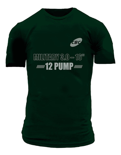 Camiseta  Concept Cbc Pump 12 Pump Military 3.0 Tiro Esporti