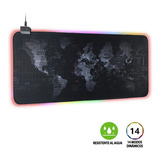 Mouse Pad Grande Para Juegos, Led, Diseño De Mapa