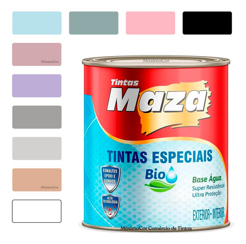 Tinta Esmalte Epóxi Azulejo, Cozinha, Banheiro Maza 800ml