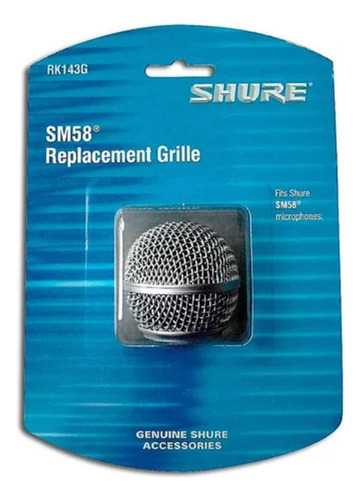 Globo Microfone Shure Sm58 Shure Rk143g