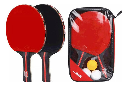 Raqueta De Ping Pong Profesional Vollo Impulse + 2 Bolas 3 [