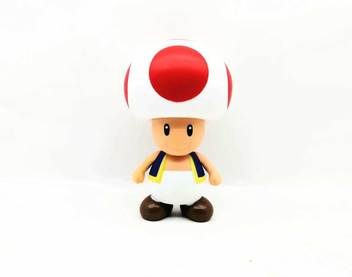 Figura De Colección Toad Hongo Super Mario Bross 