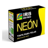 Tinte En Frío Iris Amarillo Neón Para Telas Y Ropa