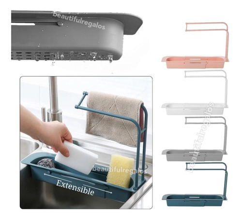 Organizador Bacha Extensible Escurridor Multiuso Cocina