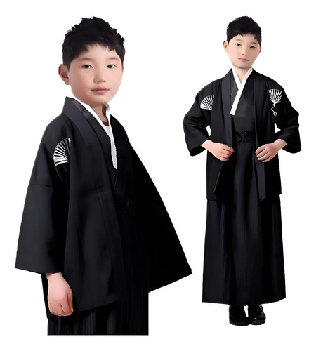 Disfraz De Kimono Japonés For Niños, Samurai Yamato, Cospla