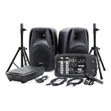 Gemini Sound Es-210mxblu-st Sistema Pa De Audio Profesional 