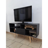 Mueble Mesa Para Tv Mueble Tv 55 Nordico Con Puerta Moderno