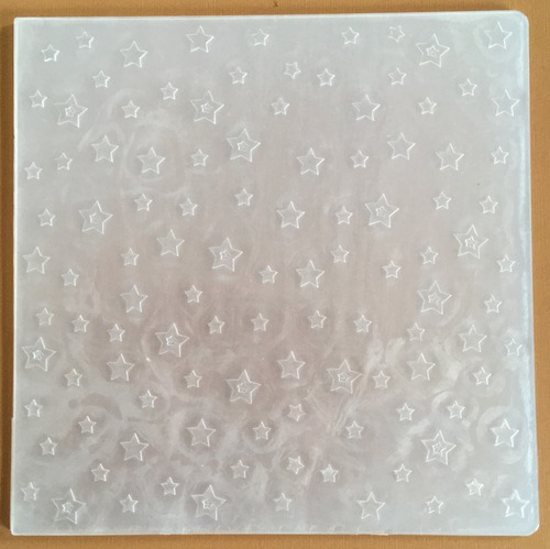 Placa De Textura Alto Relevo 2d Embossing Folder 14x14cm