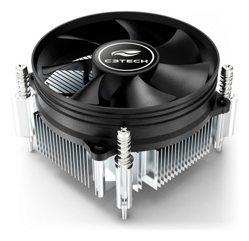 Cooler Para Processador Cpu Fan Intel 90mm Conector 3 Pinos