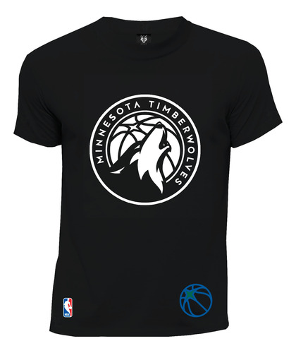 Camiseta Basketball Logo Nba Minnesota Timberwolves