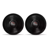 Par De Subwoofer Bomber Upgrade 15 Polegadas 350w Rms 4 Ohms