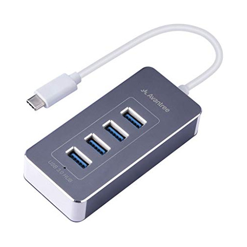 4 Puertos Usb C Usb 3 0 Hub Tipo C Hub Portátil Compat...