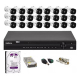 Kit Intelbras 24 Vhl 1220b Ful Hd Dvr 32 Mhdx 1232 C/4tb