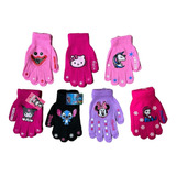 Guantes Infantiles Minnie Stitch Frozen Kuromi Hello Kitty