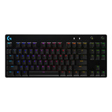 Teclado Gamer Logitech G Pro Series G Pro Qwerty Inglés Us Color Negro Con Luz Rgb