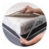 Pillow Top Todo Matelase 1.00x1.90 En Jackard - Colchoncity