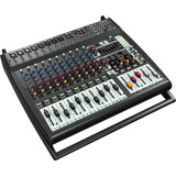 Mezcladora Amplificada De 16 Canales Behringer Pmp4000 1500w