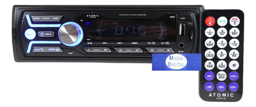 Autoestereo Bluetooth Atomic Mercury200 Usb Sd Fm App 180w