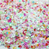 Colorido Confeti Para Manicura Con Glitter 1.8 Oz, Formas Va