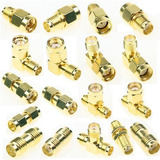 Adaptador  T Rp-sma Macho Rp-sma Macho Sma Hembra, 2 Unidade