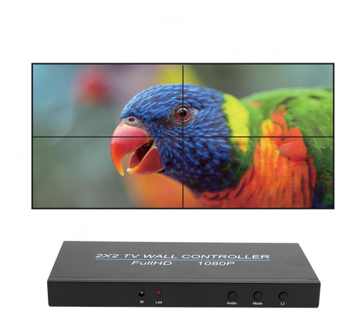 2x2 4 Canales Video Wall Controlador De Salida Hdmi Proces D