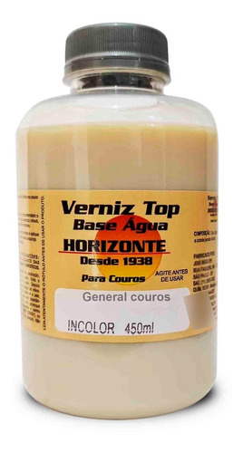 Graxa Para Sapatos Couro Incolor Horizonte Verniz Top 450ml