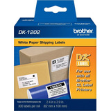 300 Etiquetas Blancas Brother Dk1202 Precortado 62mm Blanco