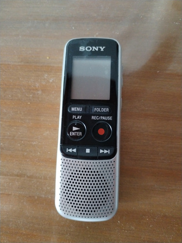 Grabador De Voz Periodista Sony Lcd-px240 Digital Color Gris
