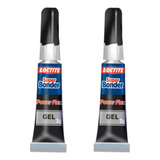 Kit 2 Cola Super Bonder Power Flex Gel 2g Loctite Resistente