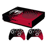 Skin Xbox One S Spideeer Para Consola Y  2 Controles