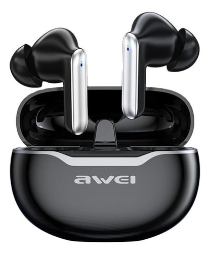 Auriculares Awei T50 Bluetooth 5.3 Modo Juego Ipx6 Color Negro