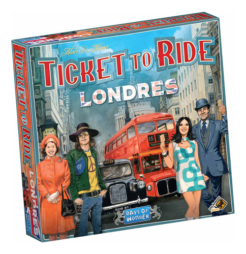 Jogo De Tabuleiro Ticket To Ride Londres Days Of Wonder