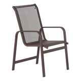 1 Cadeira De Aluminio E Tela Sling Clássic, Piscina, Area