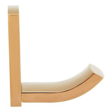 Colgador De Pared De Latón Dorado Rosa Simple Para Ropa, Som