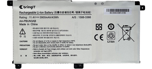 Bateria Para Notebook Samsung Np740u3l | 3900 Mah