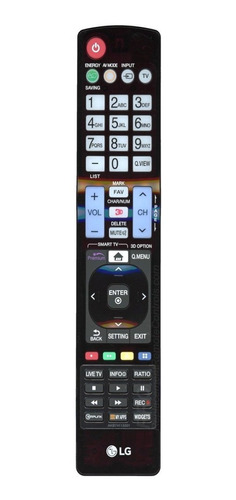 Controle Remoto LG Smart Tv 3d Akb74115501 P/ Tv 43lf6350