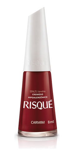 Esmalte Cremoso Risqué Vermelho Carmim