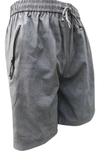 Shorts Bermuda Calça Masculina Academia Bolso Ziper