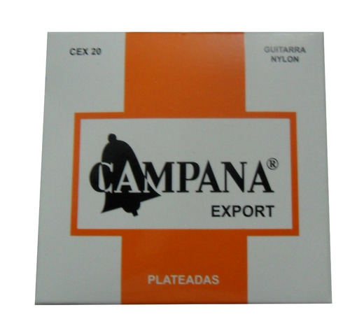 Encordado Campana Export Plateadas Guitarra Criolla Cuerdas