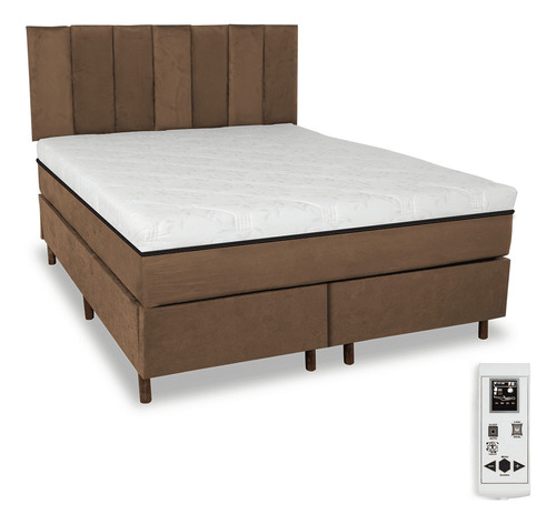 Cama Box Colchão Magnético Bio Quântico Cabeceira King Size